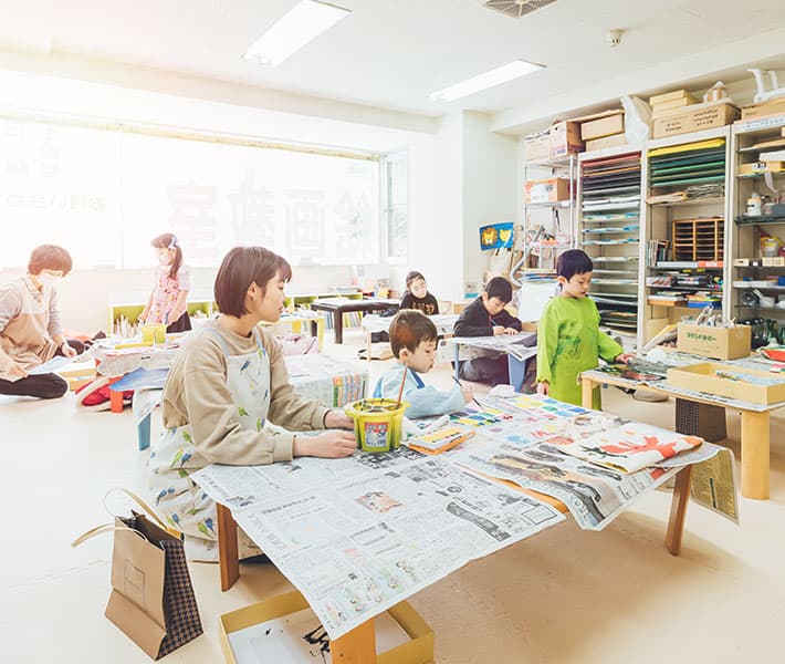 リボンハウス絵画教室の特徴